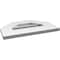 Ekena Millwork Octagonal Top Surface Mount PVC Gable Vent: Functional, w/ 3-1/2"W x 1"P Standard Frame, 18"W x 12"H GVPOT18X1201SF - alternate 3